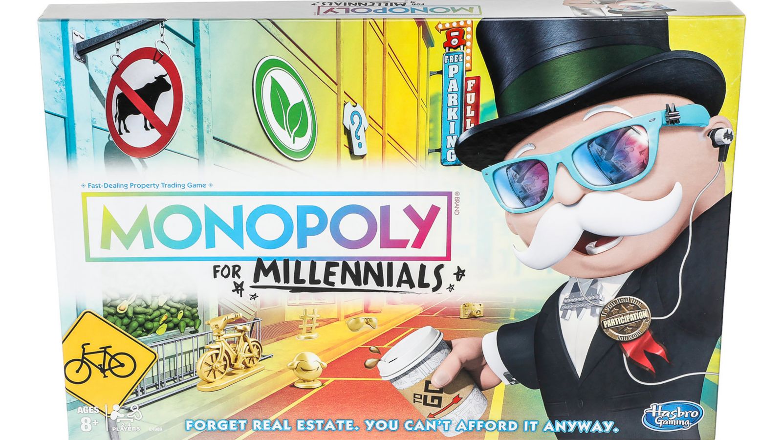 PHOTO: The Monopoly for Millennials Board Game is listed for purchase on Walmart's website.