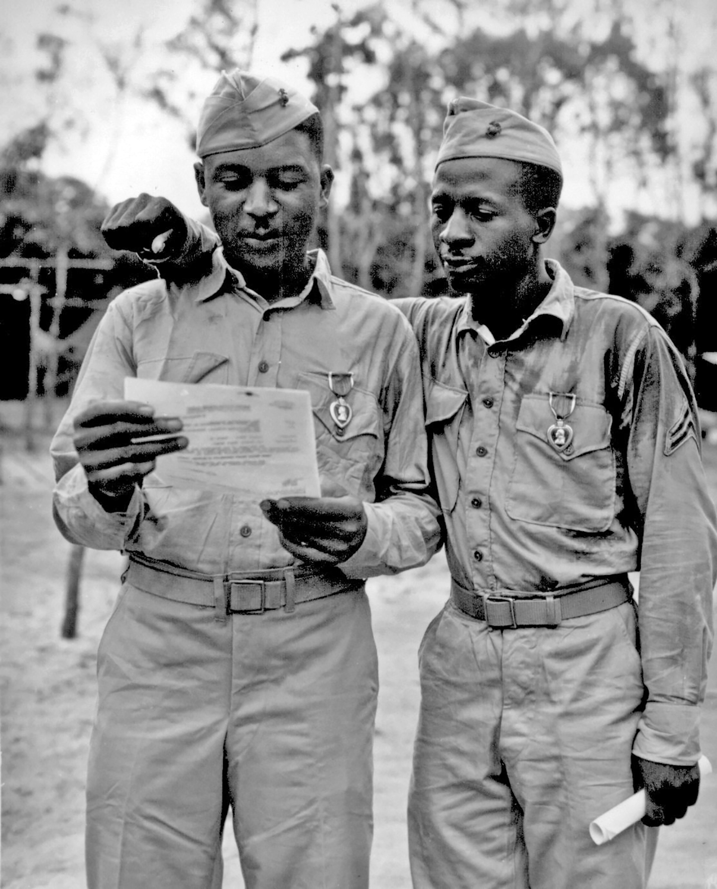 PHOTO: The Montford Point Marines unit was twenty thousand strong, but the U.S. military failed to keep records for all but 2000 of them.