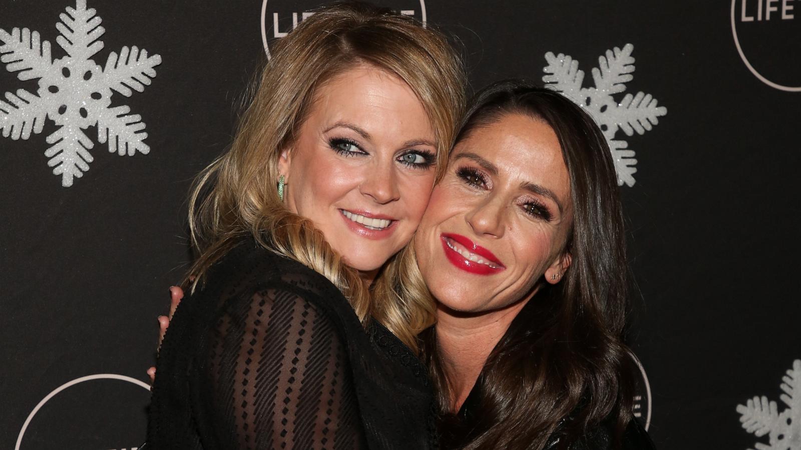 PHOTO: Melissa Joan Hart (L) and Soleil Moon Frye (R) attend the "It's A Wonderful Lifetime" Holiday Party at STK Los Angeles on Oct. 22, 2019 in Los Angeles.