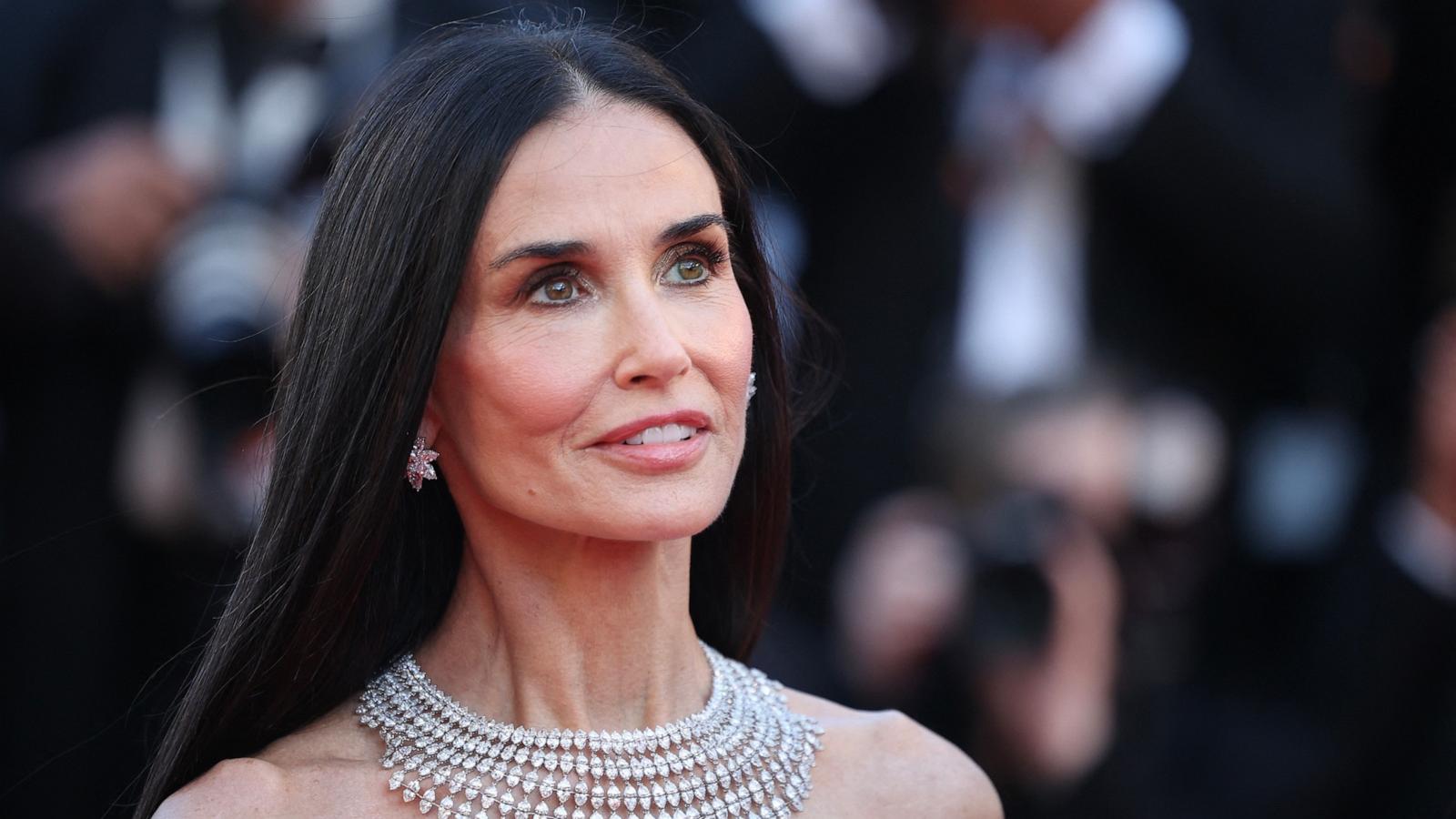 PHOTO: Demi Moore arrives for the Opening Ceremony and the screening of the film "La Venus electrique" (The Electric Kiss) at the 79th edition of the Cannes Film Festival in Cannes, southern France, on May 12, 2026.