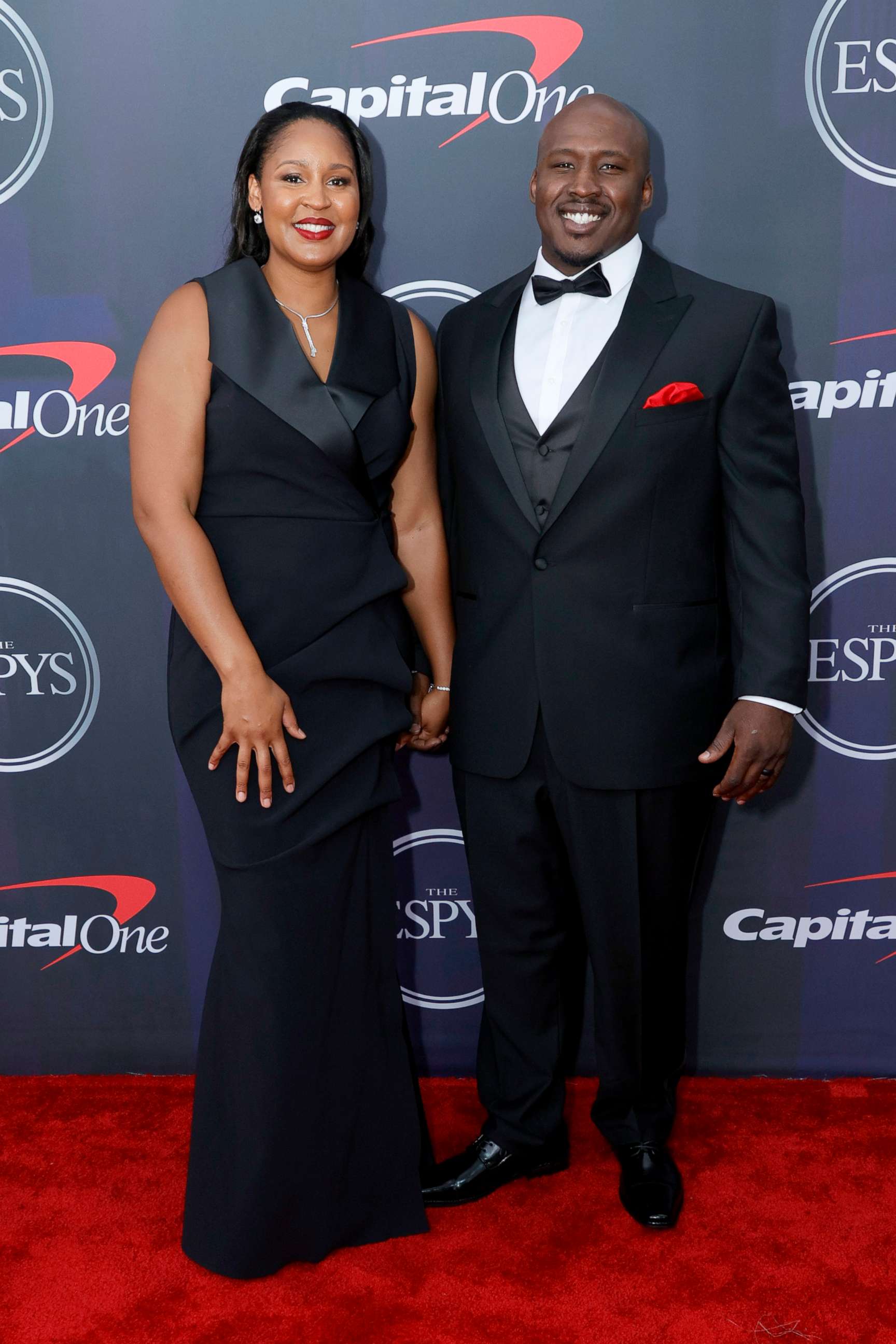 PHOTO: Maya Moore and Jonathan Irons attend the 2021 ESPY Awards at Rooftop At Pier 17 on July 10, 2021 in New York City.