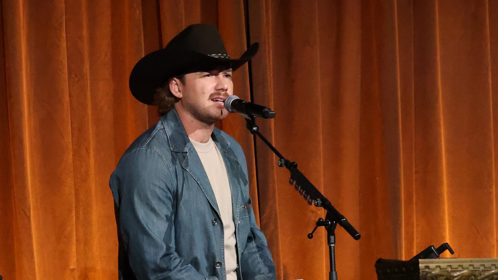 PHOTO: In this Sept. 17, 2024, file photo, Morgan Wallen performs onstage in New York.