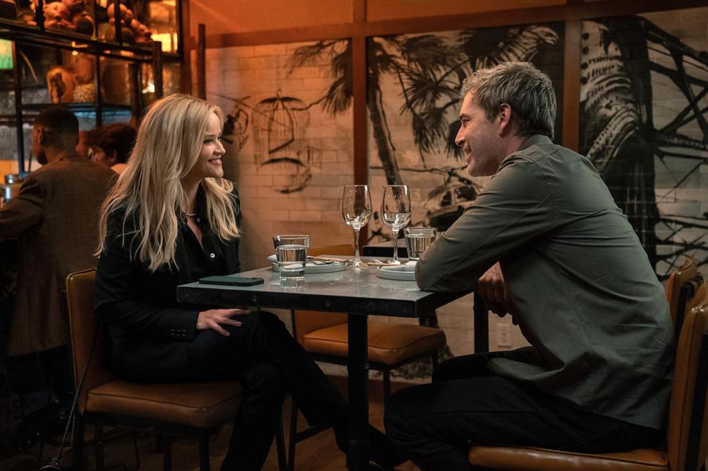 PHOTO: Reese Witherspoon and Mark Duplass in a first look image from "The Morning Show" season 4.