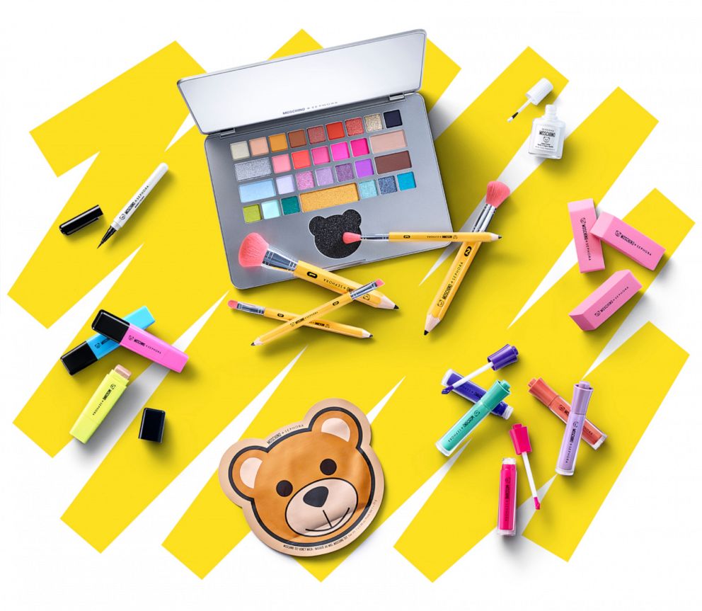 PHOTO: Moschino and Sephora launched a makeup collection that looks like school supplies.