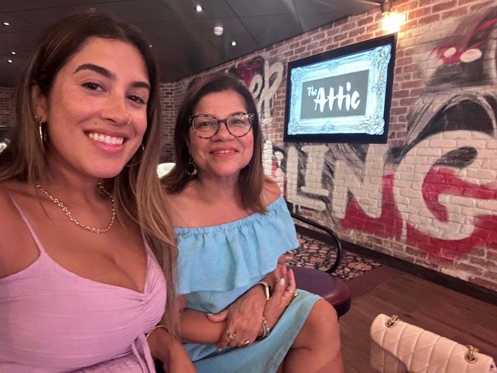 PHOTO: Jessica Molina with her mother Lydia Molina.