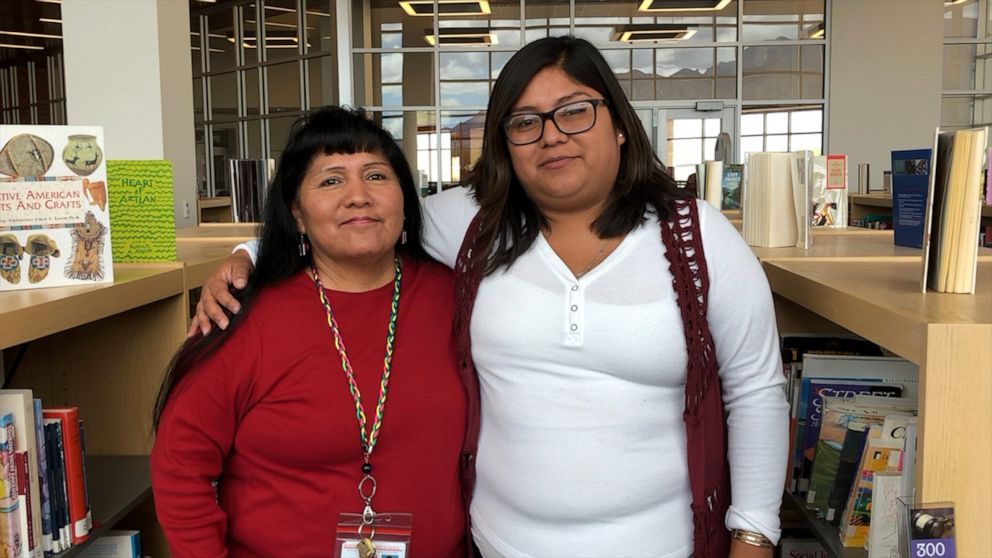 PHOTO: Mother and daughter, Pauline and LoreLai Chavez pose for a photo. 