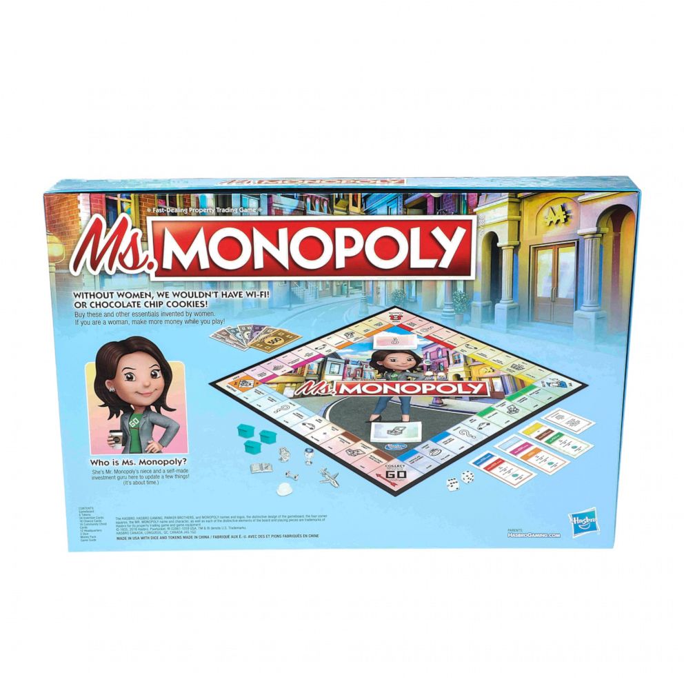 PHOTO: The board game, titled "Ms. Monopoly," celebrates inventors and aims to invest in these inspiring women across the globe.

