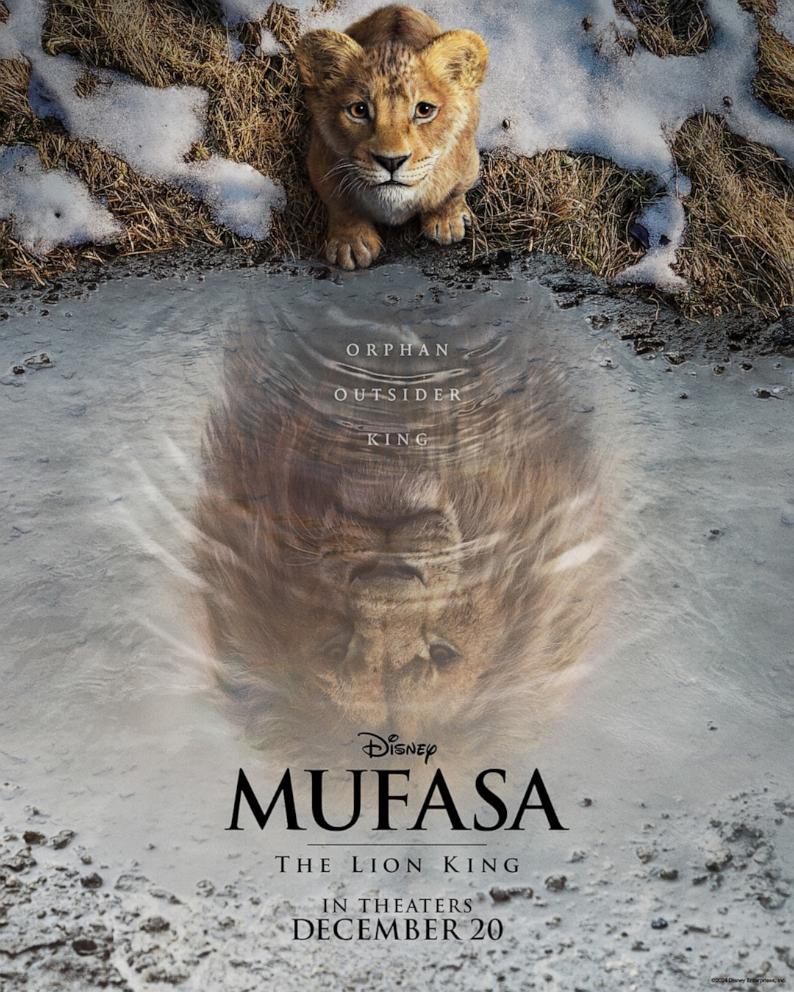PHOTO: The official poster for Disney's "MUFASA: THE LION KING."