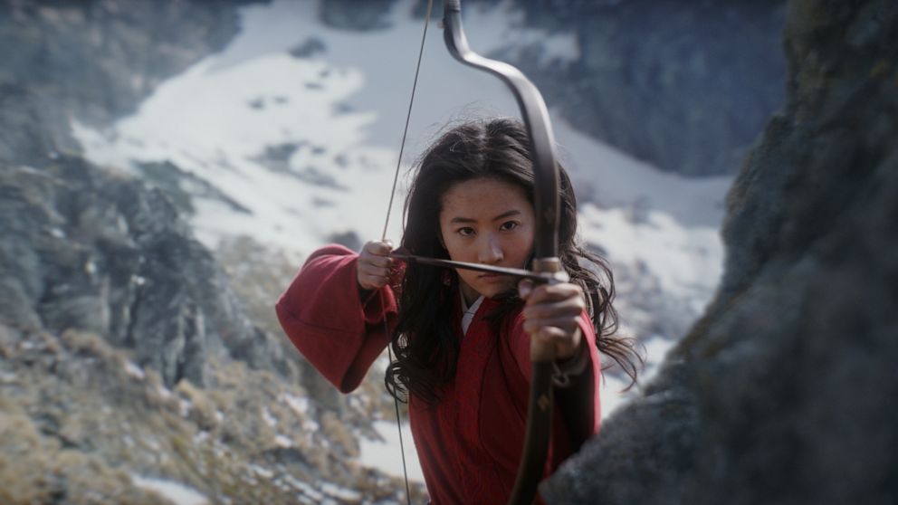 PHOTO: Yifei Liu plays the role of Mulan in a scene from Disney's MULAN.