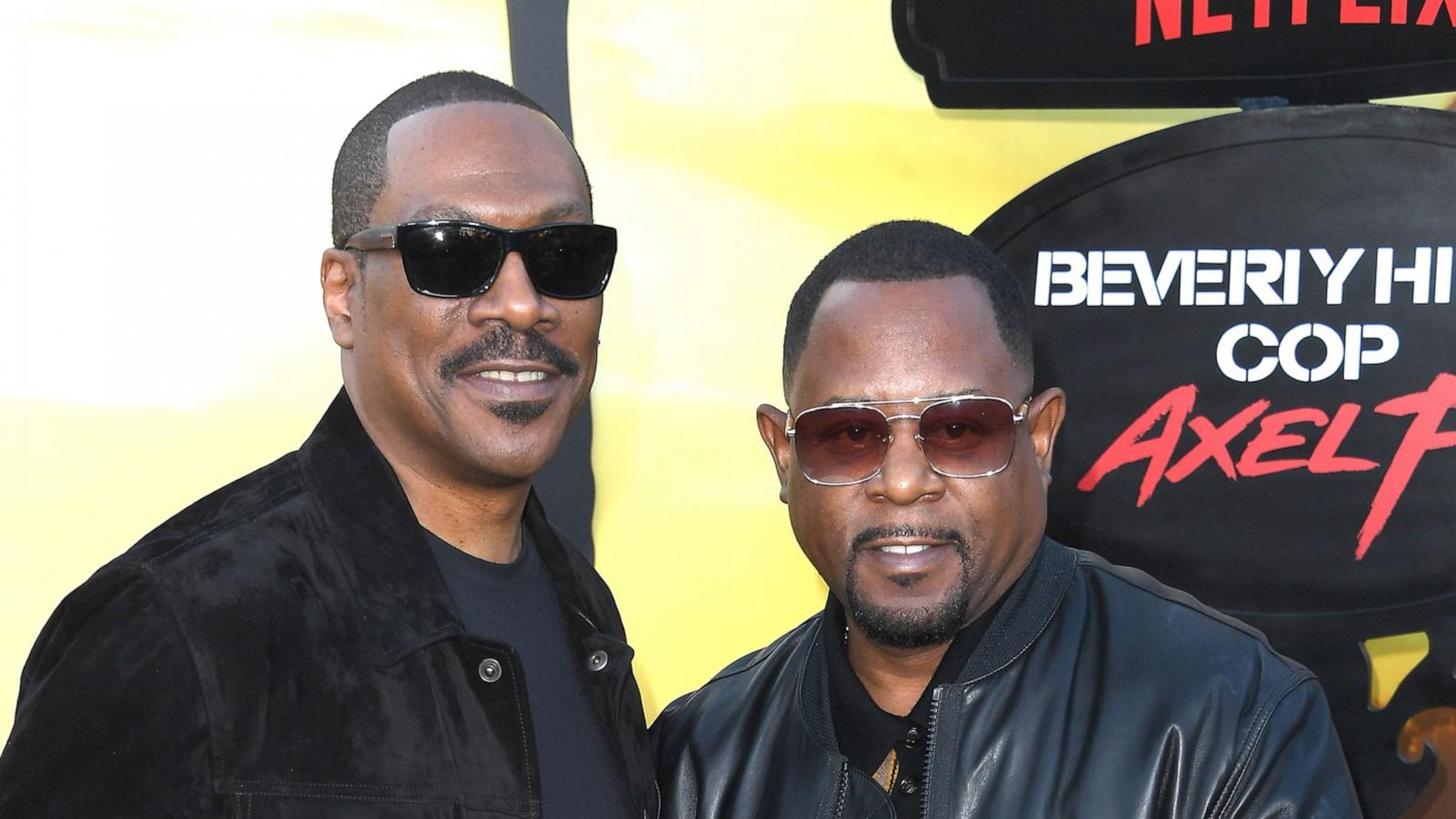 PHOTO: In this June 20, 2024, file photo, Eddie Murphy and Martin Lawrence arrive at the Los Angeles Premiere Of Netflix's "Beverly Hills Cop: Axel F" in Beverly Hills, Calif.
