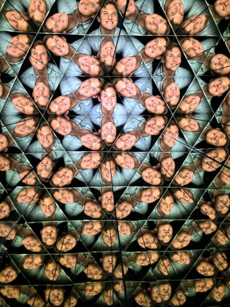 PHOTO: This kaleidoscope exhibit provides an Instagrammable photo-op at every angle.