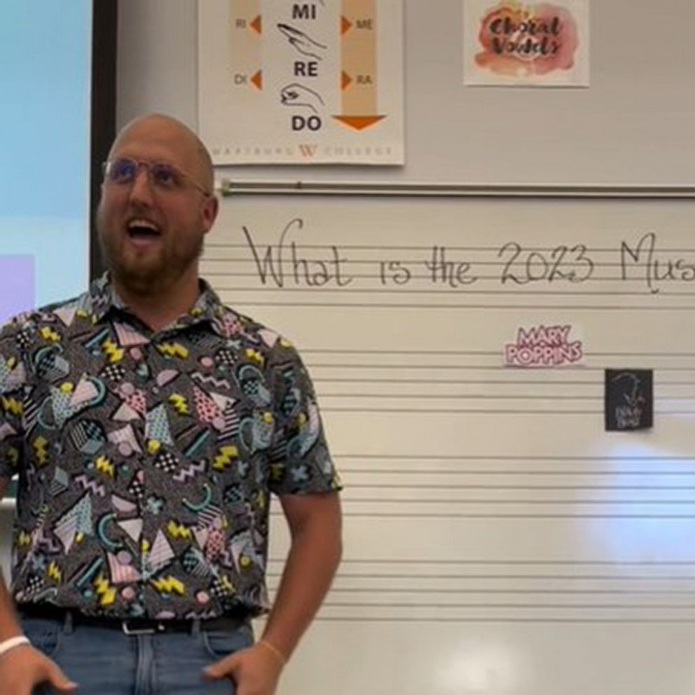 VIDEO: The story behind viral video of choir teacher revealing school play