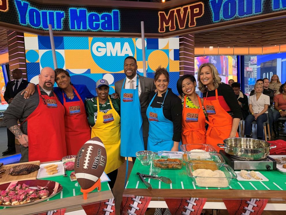 PHOTO: Celebrity chefs J.R Rusgrove, Melba Wilson, Antonia LoFaso and Jessica Tom appeared on "GMA" for MVP your meal.