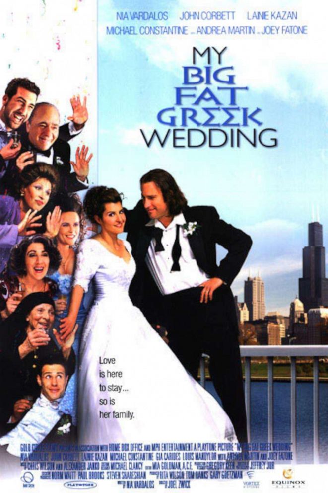 PHOTO: A poster of the movie "My Big Fat Greek Wedding."