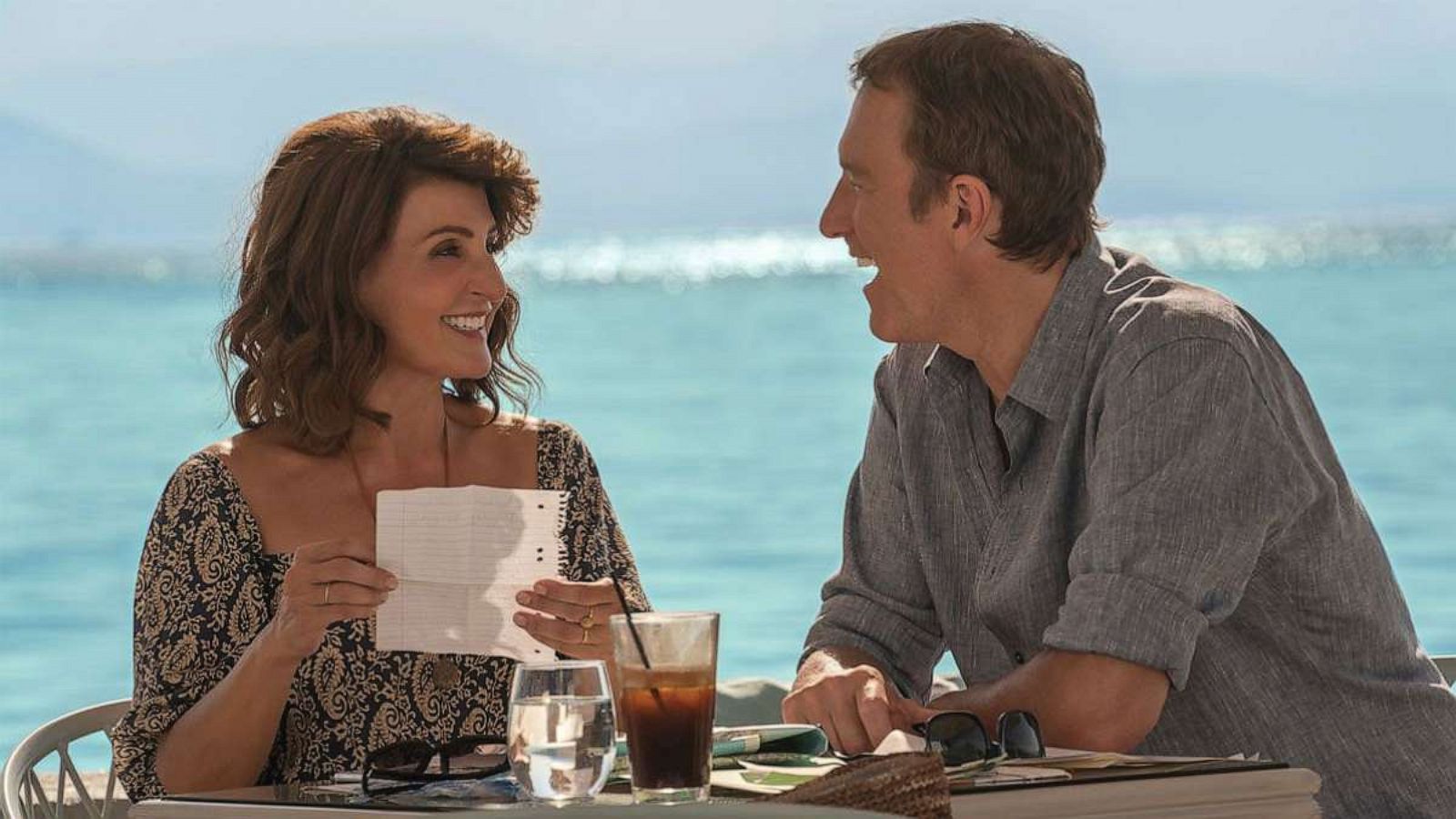 PHOTO: Nia Vardalos and John Corbett in a scene from "My Big Fat Greek Wedding 3."