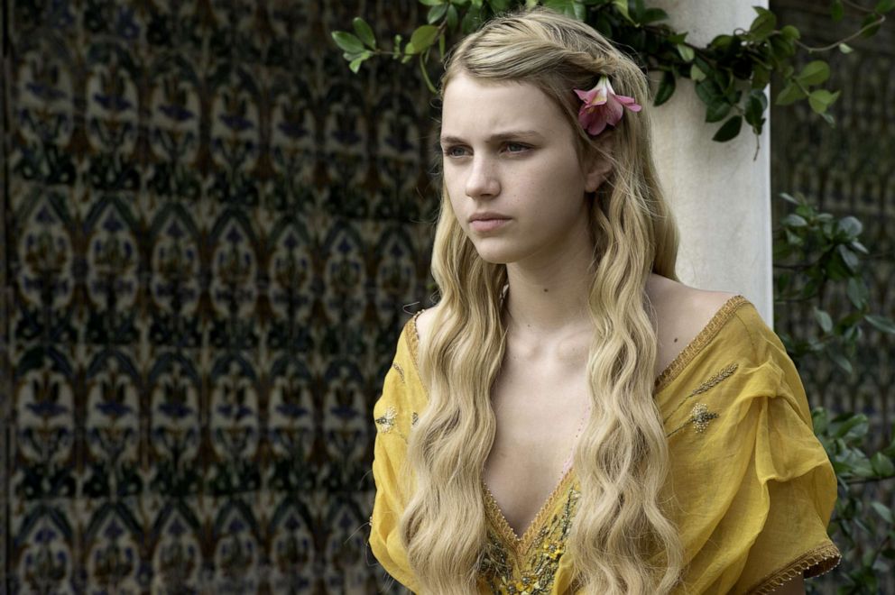  Nell Tiger Free, as Myrcella Baratheon, in a scene from 'Game of Thrones.'					