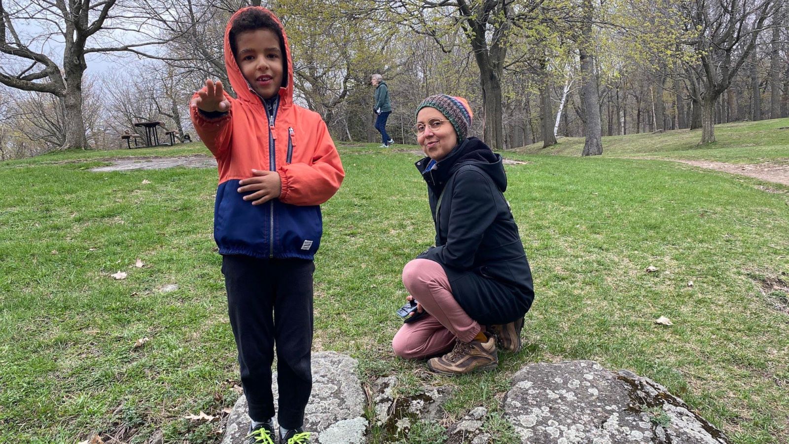 PHOTO: Dr. Nadia Chaudhri, 43, of Montreal, is pictured with her 6-year-old son.