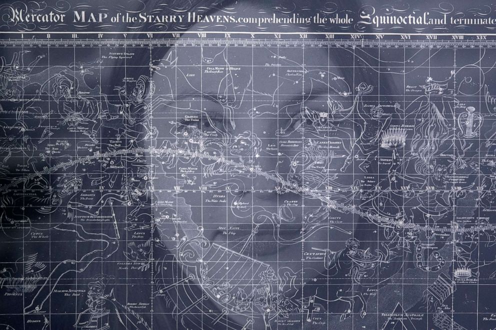 PHOTO: Map of the stars.