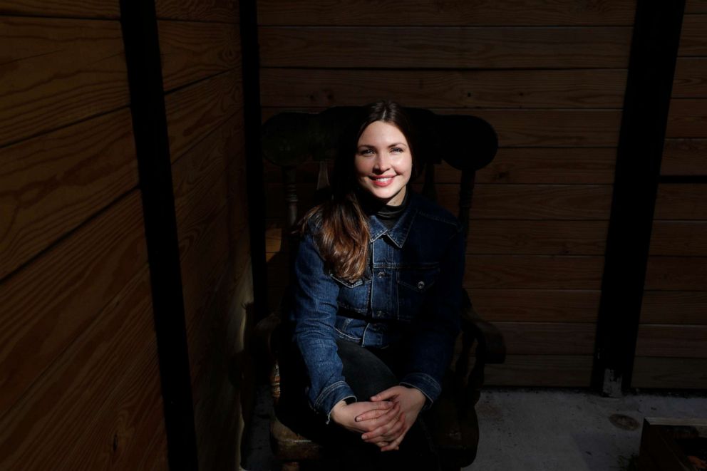 PHOTO: An undated photo shows Nadine Jane posing for a portrait at her home in New York.