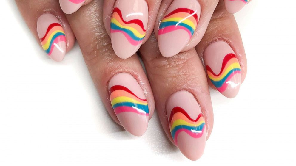 13 Rainbow Nail Art Ideas To Try During Pride Month And Beyond Abc News
