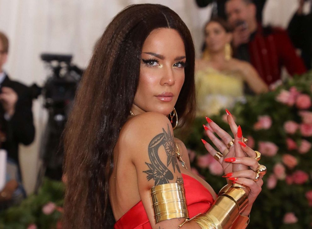 PHOTO: Halsey attends the 2019 Met Gala celebrating "Camp: Notes on Fashion" at The Metropolitan Museum of Art, May 6, 2019, in New York. 