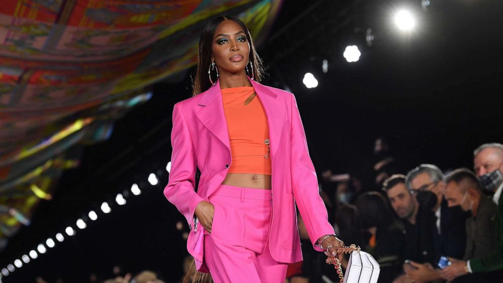 Naomi Campbell makes Versace runway return for 1st time since