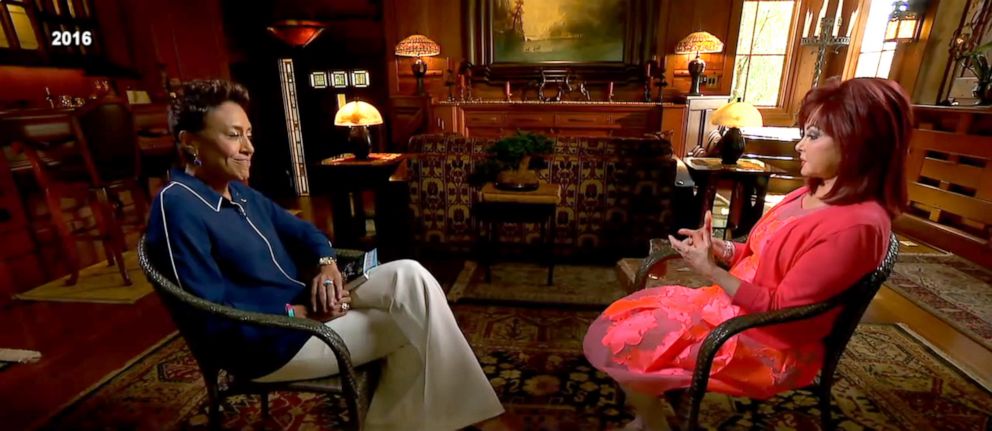 PHOTO: Naomi Judd is interviewed by ABC's Robin Roberts in 2016.