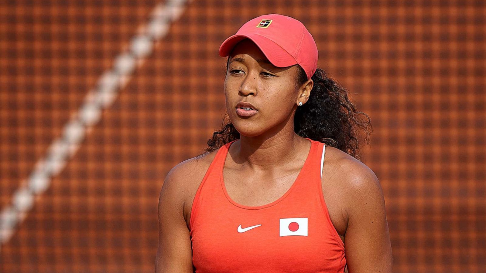 PHOTO: Naomi Osaka plays a match during the Fed Cup qualifiers on Feb. 7, 2020, in Cartagena, Spain.