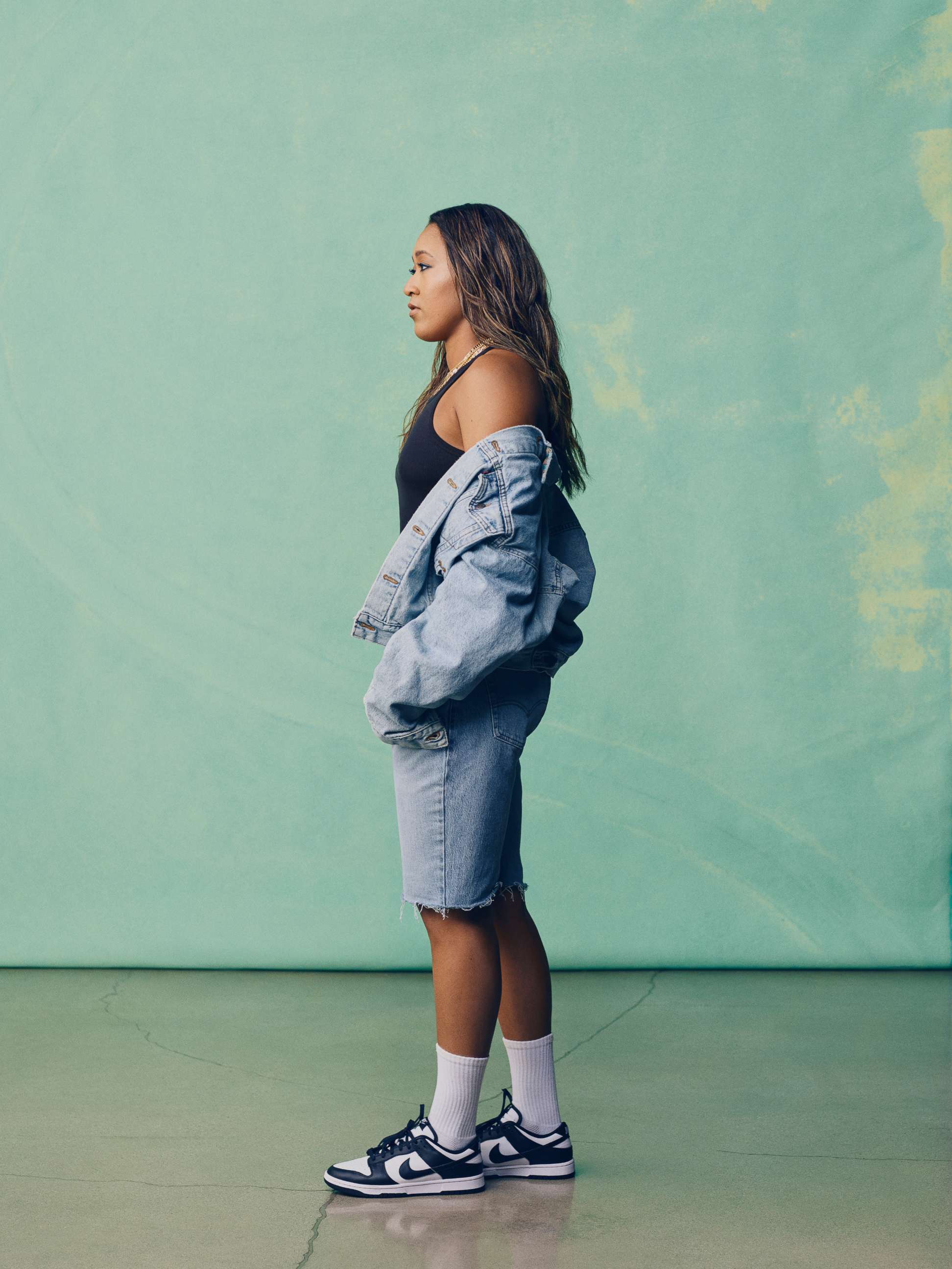 PHOTO: Naomi Osaka and Levis team up to release a stylish upcycled denim collection.