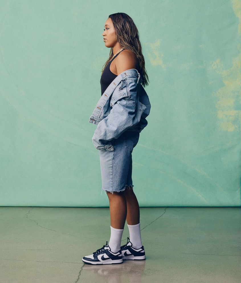 PHOTO: Naomi Osaka and Levis team up to release a stylish upcycled denim collection.