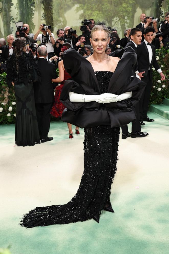 PHOTO: Naomi Watts attends The 2024 Met Gala Celebrating "Sleeping Beauties: Reawakening Fashion" at The Metropolitan Museum of Art on May 6, 2024 in New York.