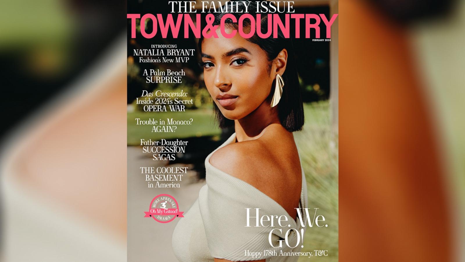 PHOTO: Natalia Bryant covers Town & Country's February 2024 family issue.