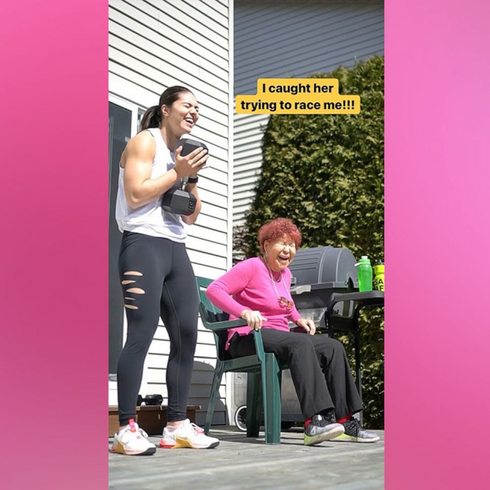 VIDEO: This 84-year-old grandma crushes these workouts with her granddaughter