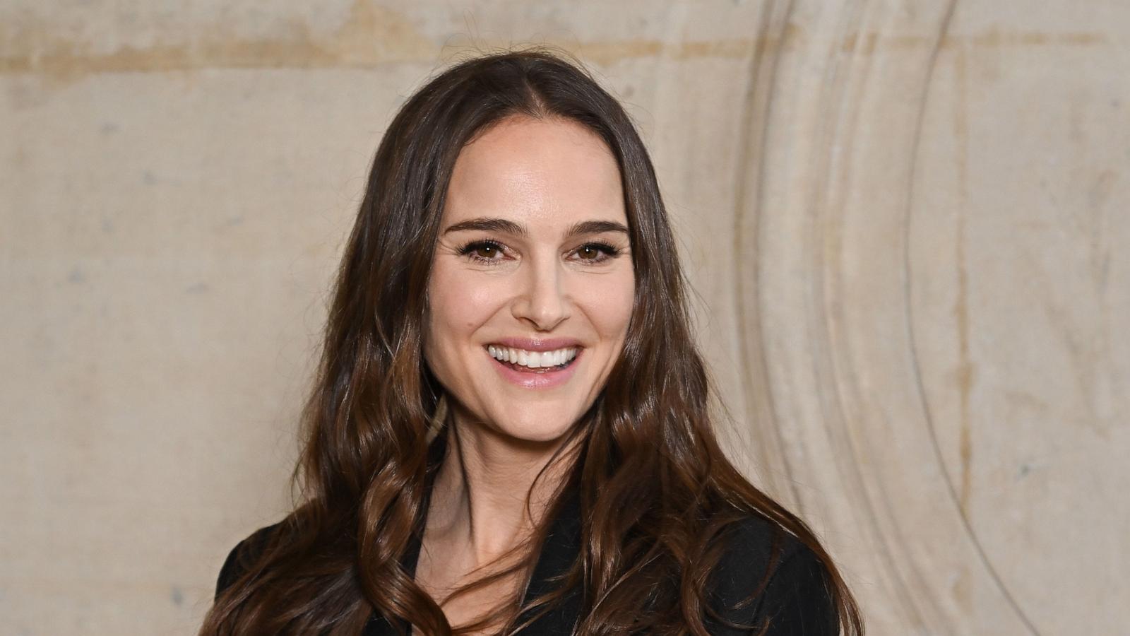 PHOTO: Natalie Portman attends the Christian Dior Haute Couture Spring/Summer 2024 show as part of Paris Fashion Week, Jan. 22, 2024, in Paris.