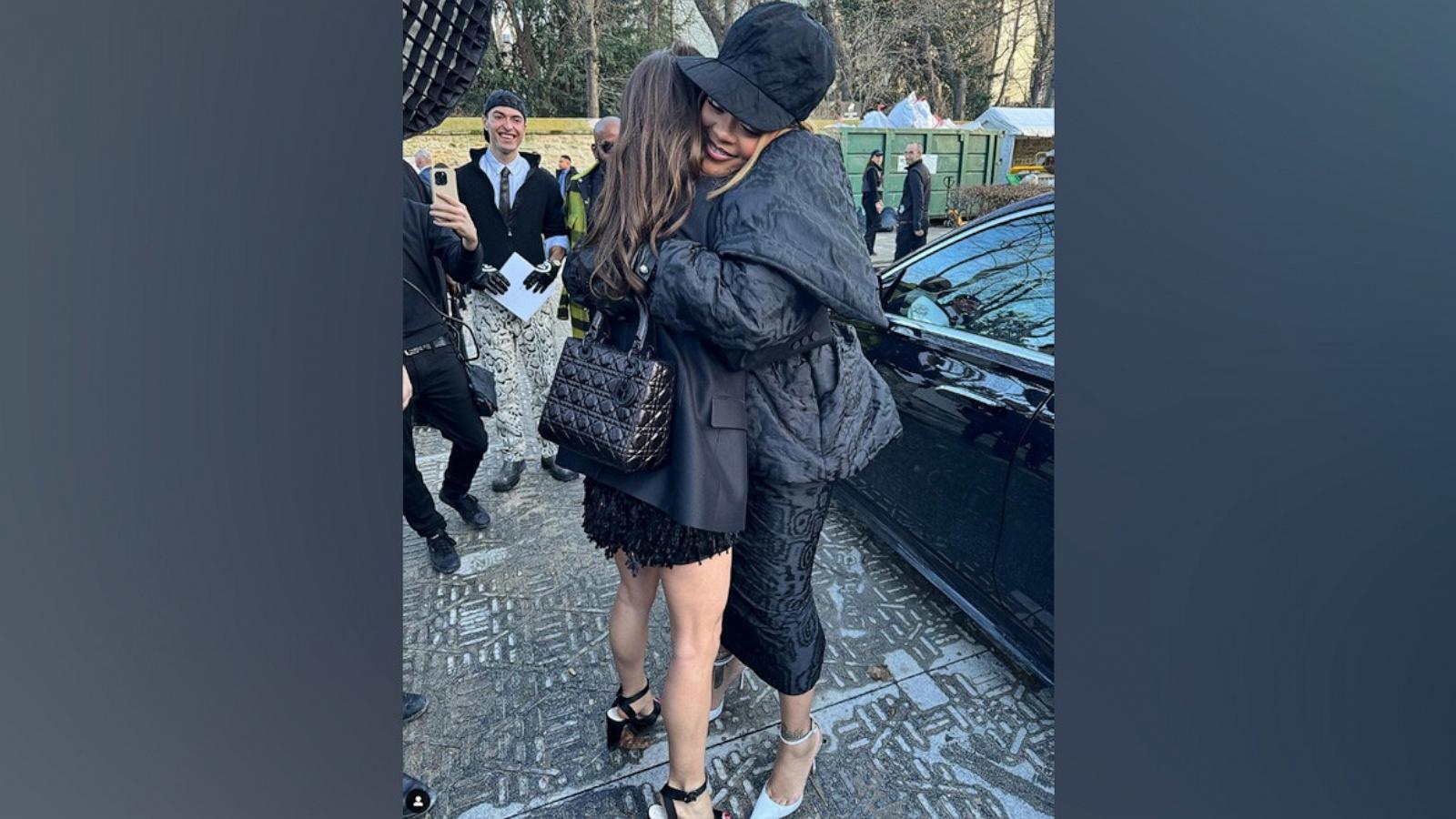 PHOTO: Natalie Portman and Rihanna embrace in this photo Portman shared on Instagram.