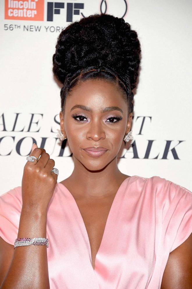 PHOTO: Teyonah Parris attends the premiere of 'If Beale Street Could Talk' during the 56th New York Film Festival in New York, Oct. 9, 2018.