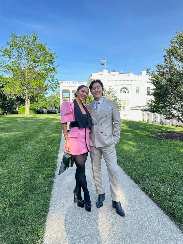PHOTO: In celebration of AANHPI Heritage Month, Rose, along with her partner David Suh, was recently invited to the annual White House dinner.