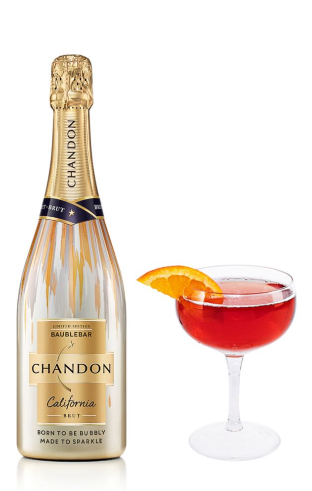 PHOTO: A champagne negroni cocktail created by Chandon California
