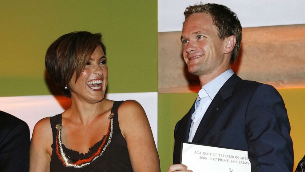 PHOTO: FILE - Actors Mariska Hargitay and Neal Patrick Harris attend the Academy of Television Arts and Sciences' 59th Annual Primetime Emmy Awards performer nominee party Sept. 14, 2007 at the Pacific Design Center, Los Angeles, California.