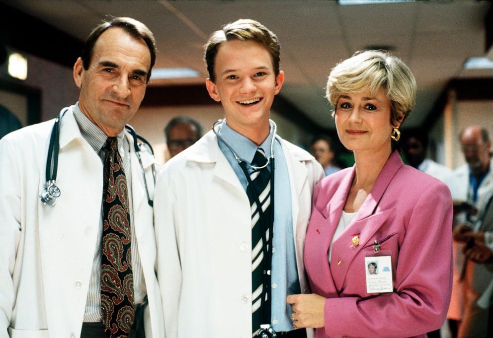 PHOTO: James Sikking as Dr. David Howser, Neil Patrick Harris as Doogie Howser and Belinda Montgomery as Katherine Howser on "Doogie Howser, M.D."