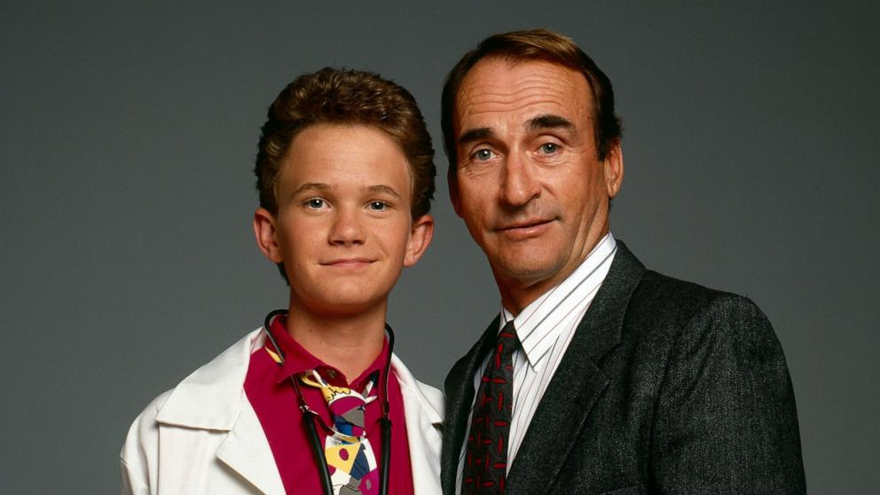 PHOTO: Neil Patrick Harris and James Sikking, July 23, 1990.