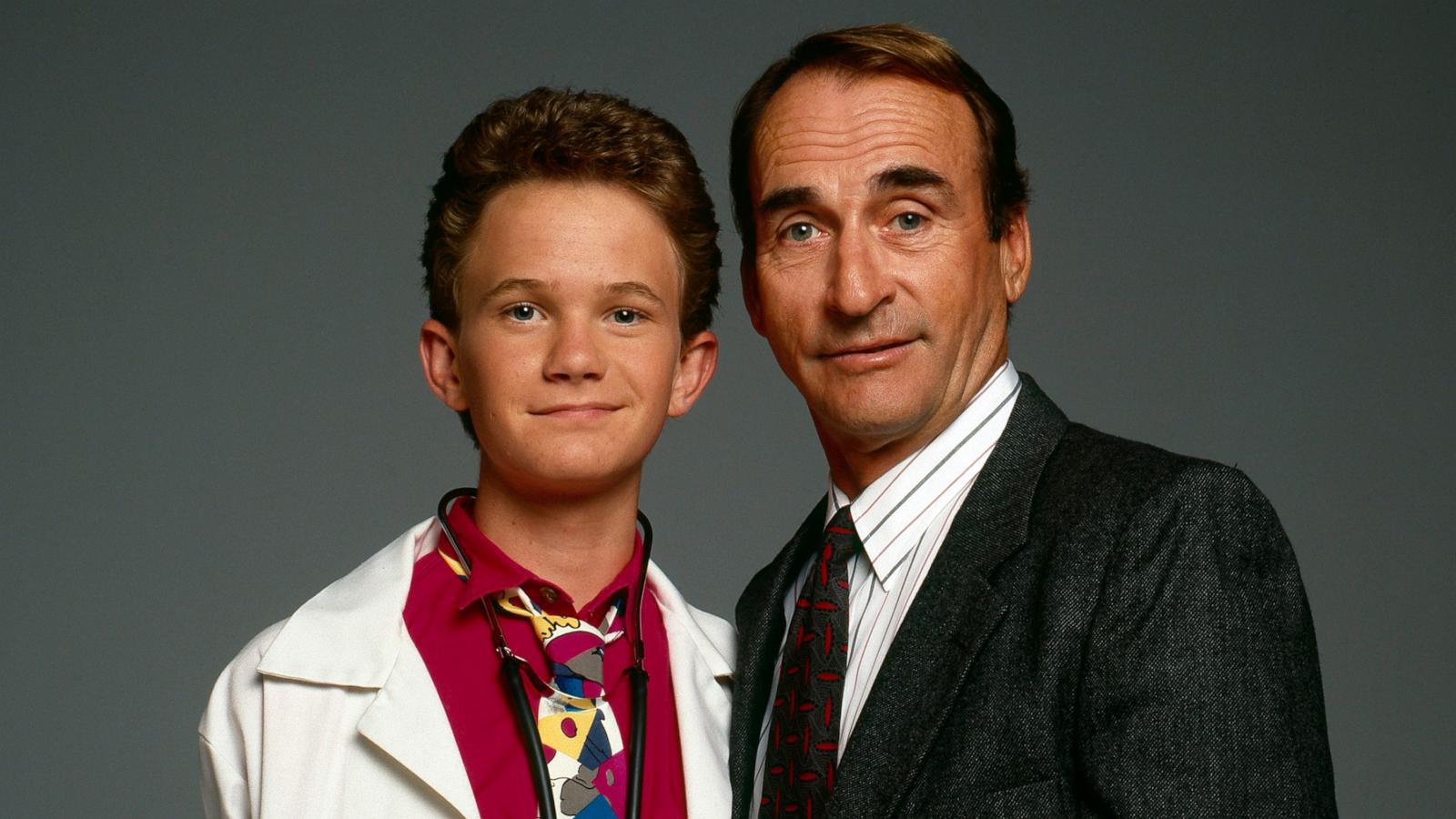 PHOTO: Neil Patrick Harris and James Sikking, July 23, 1990.