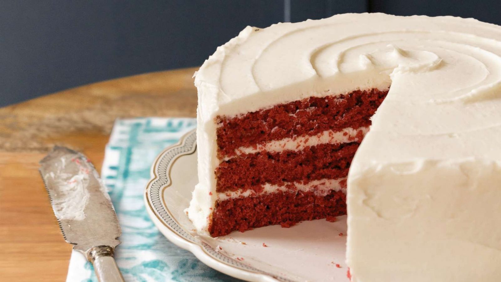 PHOTO: Kim Nelson's red velvet cake from her new cookbook "Daisy Cakes Bakes: Keepsake Recipes for Southern Layer Cakes, Pies, Cookies, and More."