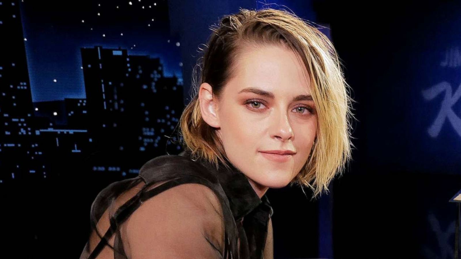 PHOTO: Kristen Stewart visits "Jimmy Kimmel Live!", Nov. 24, 2020.