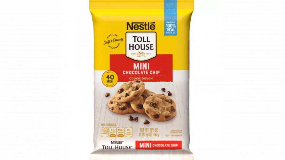 PHOTO: Nestlé USA announces voluntary recall of limited quantity of Nestlé® Toll House® Chocolate Chip Cookie Dough Bar (16.5 oz) due to potential presence of foreign material.