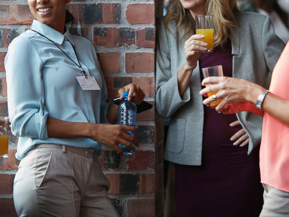 PHOTO: A group of women socialize in this stock photo.
