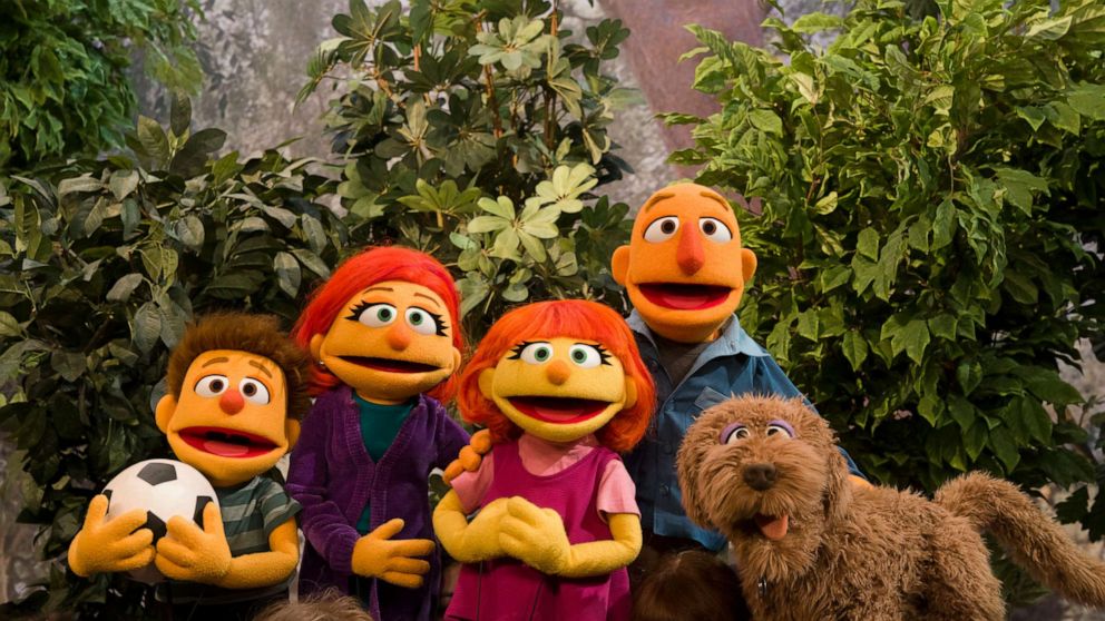 PHOTO: Sesame Street debuted the family of Julia, a muppet with autism, on "Good Morning America."