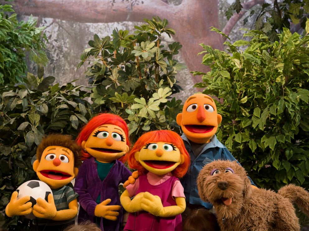 PHOTO: Sesame Street debuted the family of Julia, a muppet with autism, on Good Morning America.