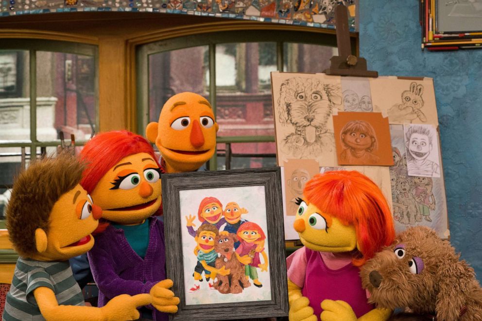 PHOTO: Sesame Street debuted the family of Julia, a muppet with autism, on "Good Morning America."