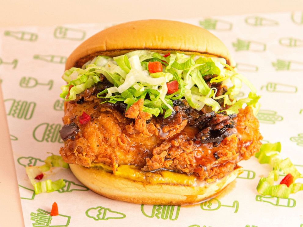 PHOTO: The new Southern Smoke Chicken sandwich from chef Chris Shepherd for Shake Shack.